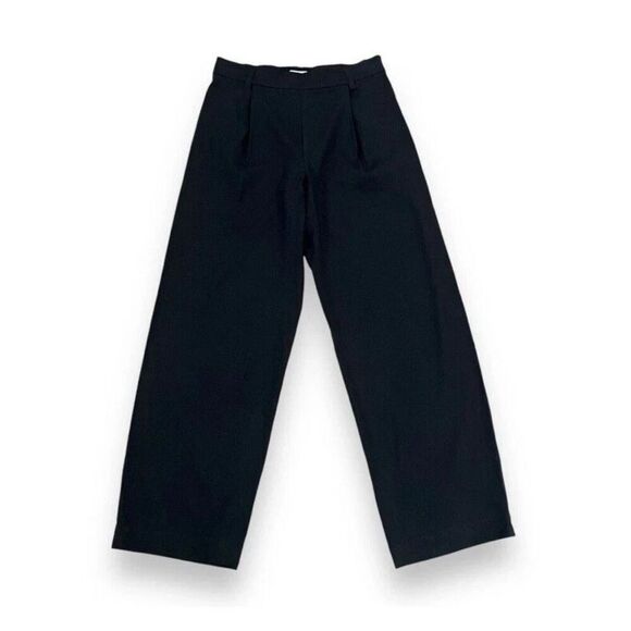 VINCE Women's Black Straight Leg Linen Blend Pull-On Pants Size M NEW MSRP $395 - Picture 6 of 7